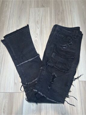 Men's Distressed Black Rockstar Original